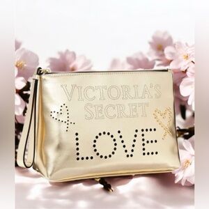 VICTORIA'S SECRET Love Perforated Beauty Bag